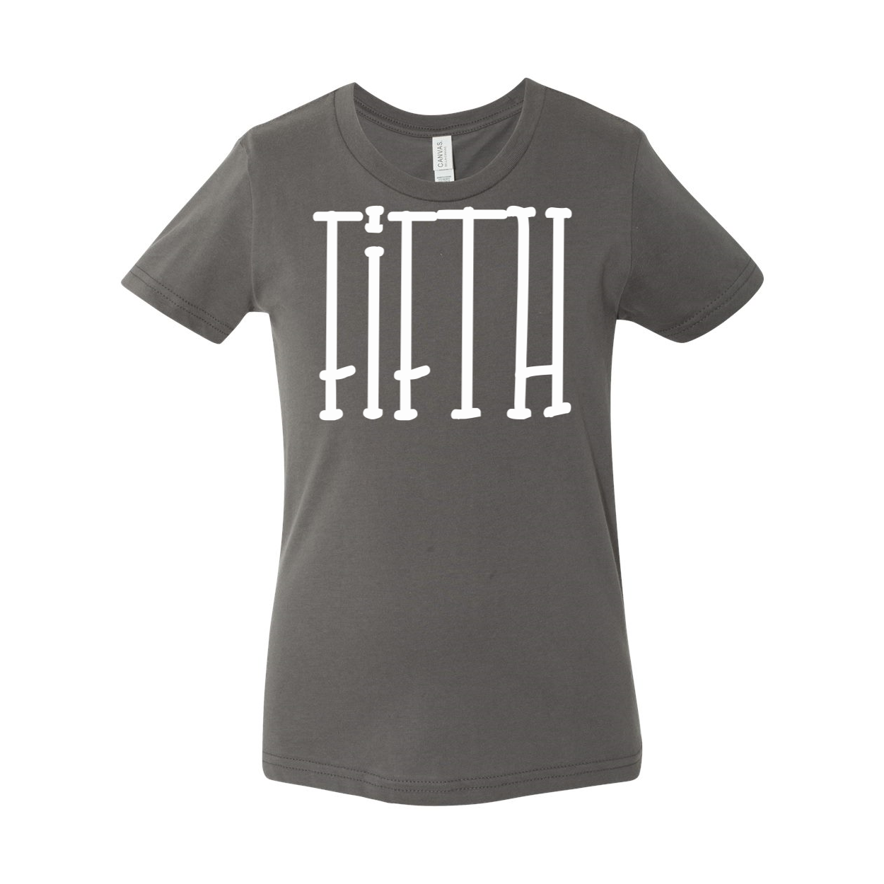 Fifth Grade YOUTH Tall Font Soft Tee