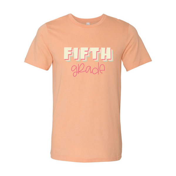 Fifth Grade Sherbet Shadow Tee