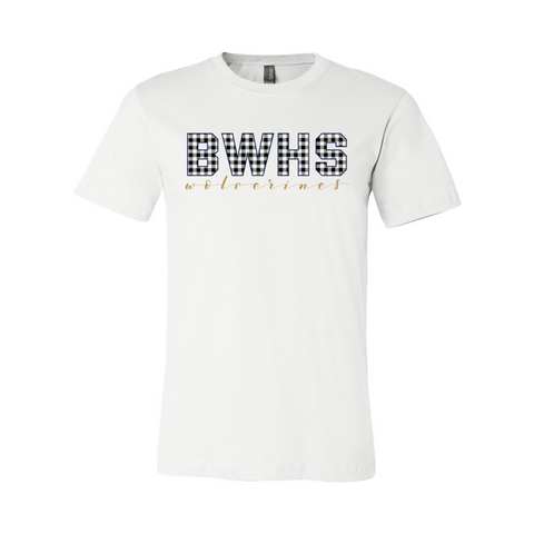BWHS Gingham T-Shirt
