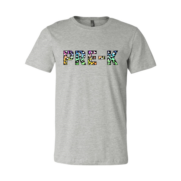 Pre-K Colorful Animal Print T-Shirt