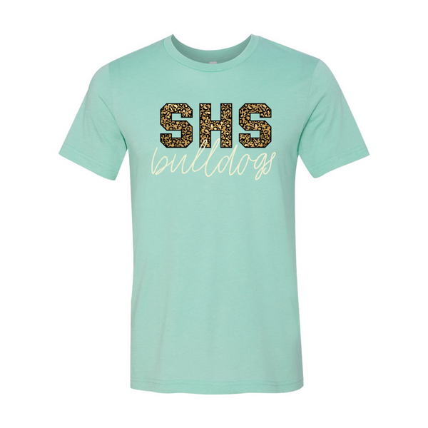 SHS Bulldogs Animal Print T-Shirt