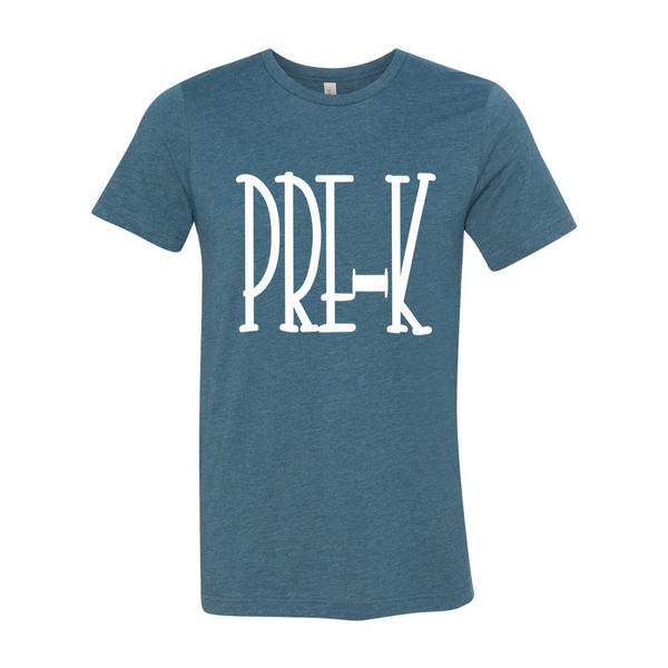 Pre-K Tall Letters Shirt