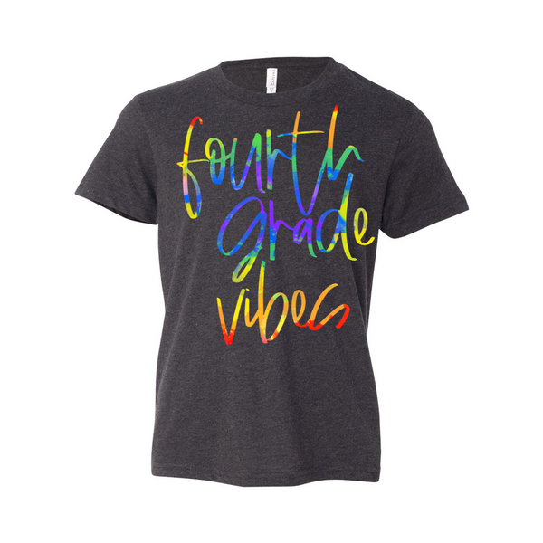 Fourth Grade YOUTH Tie Dye Vibes Tee
