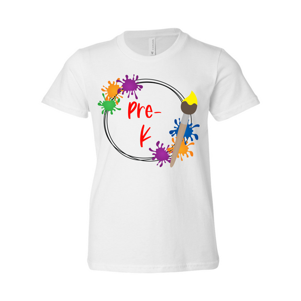 Pre-K YOUTH Splatter Paint T-Shirt